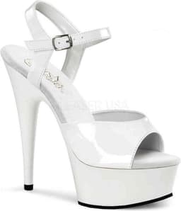 EU 45 = US 14 | DELIGHT-609 | 6 Heel, 1 3/4 PF Ankle Strap Sandal — thumbnail 1