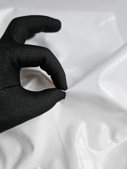 LATEX Handschoen Sexy lange Datex Handschoenen Wit lange lak handschoen Glans Lakleer SM Gogo dancing dans accessoiren — thumbnail 5