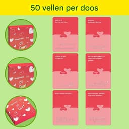 Conversatiekaarten voor Paren - Relatiekaarten Date Night - Verdieping Relatie - 50 Ontworpen Kaarten - 64 x 89 cm — thumbnail 5