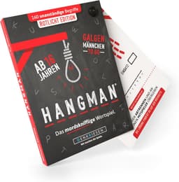 Speelblok Galgenmännchen - Woordspel - Partyspel - 160 Kinky Termen - 80 Vellen - Wit — thumbnail 1