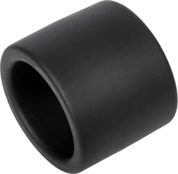 Rimba - Siliconen Scrotumring - Ballstretcher - Hoogte 40 mm - Zwart — thumbnail 3