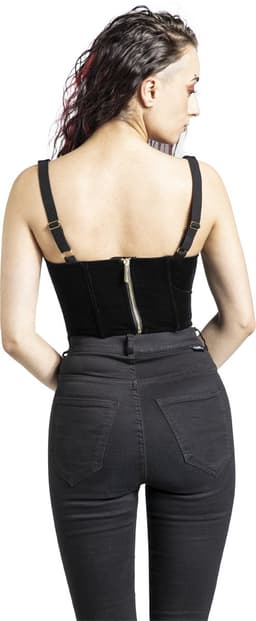 Killstar Nocturne Nights - Ravens Rose Corset Dames Korset - zwart - XS — thumbnail 4