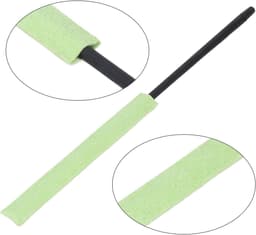 Fluit Reinigingsset - Muziek Accessoire - Instrument Onderhoud - Water Absorberend - 40 x 4 x 1 cm - Zwart — thumbnail 2