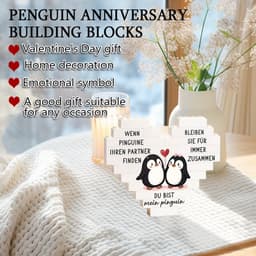 Liefdespuzzel - Hartvorm Decoratie - Romantisch Cadeau - Speels Modern Design - 40x60mm — thumbnail 2