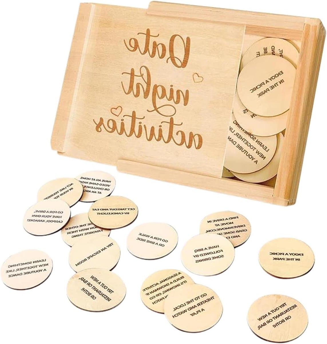 Koppelspellen - Date-night spellen - Romantische avonden - 52 creatieve activiteiten - 11 x 11 x 3 cm - Niet gespecificeerd — afbeelding 1