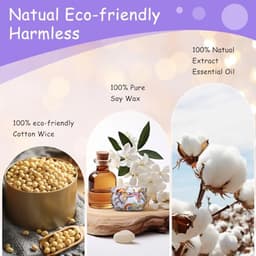 Aromatherapie Geurkaarsen Cadeauset voor Vrouwen - 6 Stuks, Stress Verminderende Kaarsenset voor Kerst, Verjaardag en Valentijnsdag — thumbnail 3