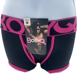 BodyQ Sexy Heren Boxershort – Zwart/Roze – Erotische Herenlingerie – Maat S — thumbnail 1