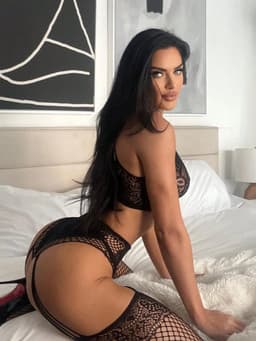 LekkerStout Lingerie Set - Visnet 3-Delig met Jarretel Look - Zwart - One Size S–L - Sexy Lingerie | LS142 — thumbnail 5