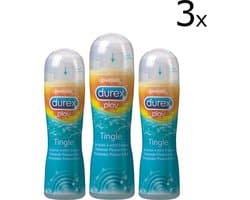 Durex Play Pleasure Gel Tingle Glijmiddel - 3 x 50 ml