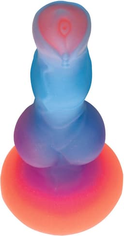 XR Brands Glow-in-the-dark Siliconen Alien Dildo — thumbnail 3