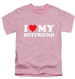 Leuke Unisex T-Shirt "I Love My Boyfriend" voor Degenen die van Humor Houden — thumbnail 1