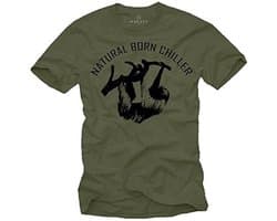 Grappige T-shirts voor Heren - Luiaard Uitspraken en Slogans