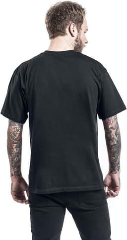 Metallica Textured Logo T-shirt - Zwart - 100% Katoen - Officieel Merchandise — thumbnail 3