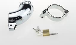 Chastity Cage - kuisheidskooi met dilator - voor mannen - stainless steel - Prolink Novelties® nr. 7 — thumbnail 3