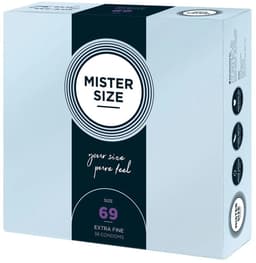 MISTER SIZE 69 Ultra Dunne XXXL condooms (36 pack) — thumbnail 2