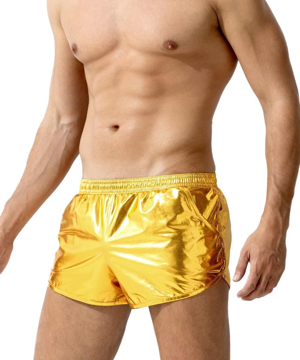 Heren Boxershorts - Glanzende Onderbroek - Feestelijke Kleding - Opvallend Metallic Effect - Maat M-XXL - Felle Kleuren — afbeelding 1