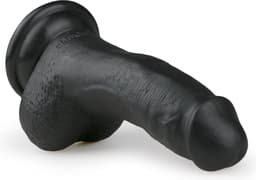 EasyToys - Realistische Dildo met Zuignap - 15 cm - Dildo's - Sex Toys voor Vrouwen en Mannen - Dildo Mannen Anaal - Zwart — thumbnail 3