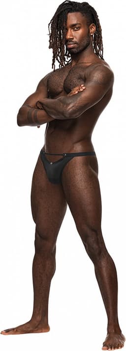 Male Power 455276BKSM - Micro V Thong S/M — thumbnail 2