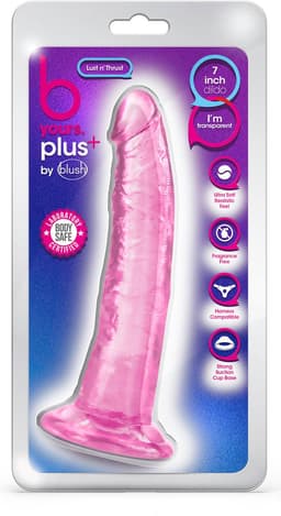 B Yours Plus - Lust n’ Thrust Dildo - Roze — thumbnail 2