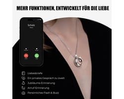 SnelShoppen - TOTWOO Vibrerende Ketting Touch met Afstandsbediening - Uniek Jubileumcadeau voor Hem of Haar - Modern Design in Zwart en Goud