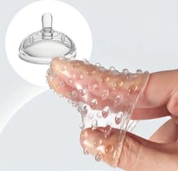 Vinger Speeltje I Vinger Mouw I G-spot Sleeve I G- Spot Massage I Vibrator Sleeve I Dildo Sleeve I Siliconen I Transparant — thumbnail 2