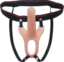 Holle Strap-On Dildo voor Mannen 14.5CM - Voorbind Penis Sleeve - Voorbinddildo — thumbnail 4