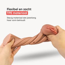 DailyPlay Pocket Pussy voor Man - Lindsey - TPE – Masturbator met Sleeve - Kunst Vagina – Sex Toys Mannen en Koppels – Nep Kut — thumbnail 4