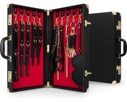 Bedroom Fantasies - Bondage Koffer 13 Stuks - PU Lleer