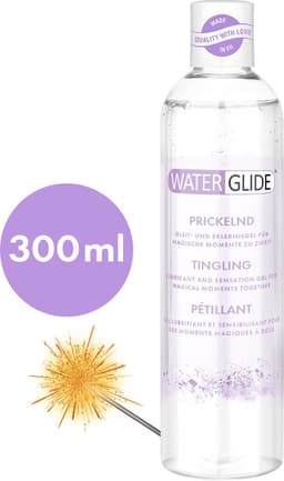 Waterglide - tintelend glijmiddel 300 ml - 300ml — thumbnail 2