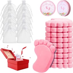 Gender Reveal Zeep - Feest Cadeautjes - Feest Vieren - Handgemaakte Herinnering - 10 Sets - Roze — thumbnail 1
