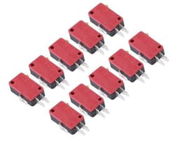 Dailygoods- Micro Switch - 10 Stuks - Hoge Sensitiviteit - Drie Pinnen - Betrouwbaar - Lange Levensduur - Compatibel met Arcade Knoppen - Drukknop — thumbnail 5