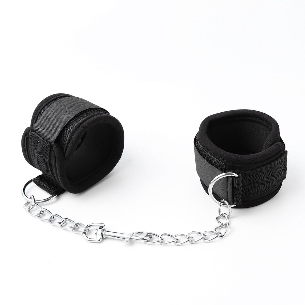 Smart Moves - Enkelboeien met Klittenband - Nylon - Zwart — afbeelding 1