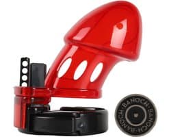 Banoch | Cockcage rood | peniskooi van kunststof met verstelbare ring