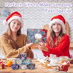 Aromatherapie Geurkaarsen Cadeauset voor Vrouwen - 6 Stuks, Stress Verminderende Kaarsenset voor Kerst, Verjaardag en Valentijnsdag — thumbnail 4