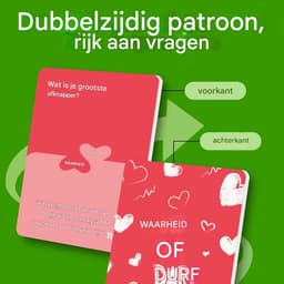 Conversatiekaarten voor Paren - Relatiekaarten Date Night - Verdieping Relatie - 50 Ontworpen Kaarten - 64 x 89 cm — thumbnail 4