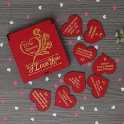 Webelkart Premium I love You wenskaarten voor koppels - Love Gift Box 20 kaarten met redenen waarom ik van je hou in berichtendoos, Valentijnsdag, cadeau voor vriendin - I Love You Gifts — thumbnail 2