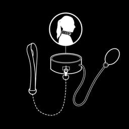 Opblaasbare collar van Vegan Leer — thumbnail 4