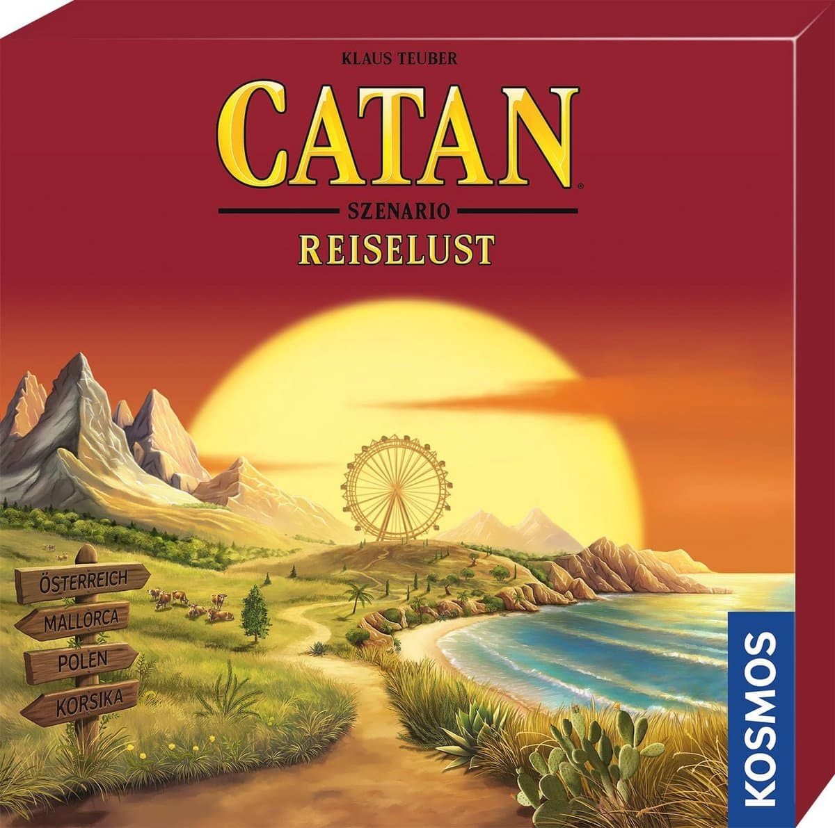 Catan Scenario Reislust - Ontdek Europa met Dubbelzijdige Speelplannen — afbeelding 1