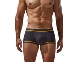 Heren Low Rise Boxer Briefs Sexy IJs Zijde Ondergoed