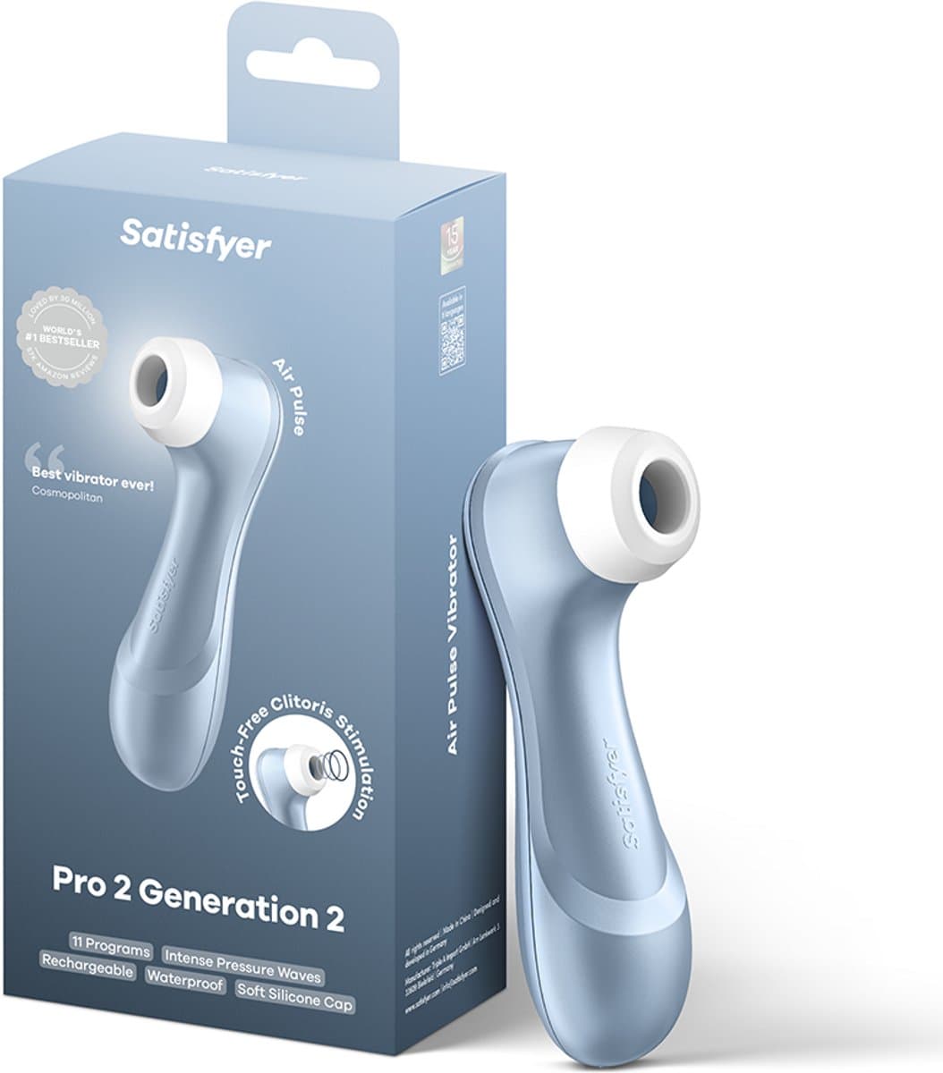 Satisfyer Pro 2 Next Generation - Luchtdrukvibrator met 11 intensiteitsniveaus - waterdicht — afbeelding 1