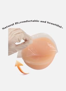Zelfklevende Siliconen Borsten – Cup DD– 1200 gram- Borstprothese – Travestie, Crossdress & Cosplay –Nep Tieten-Nep Borsten- — thumbnail 2