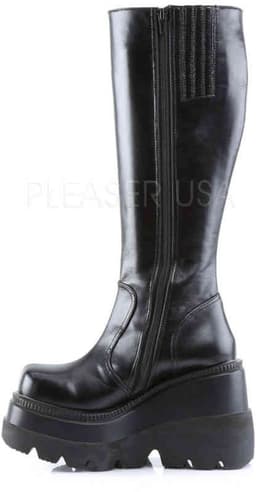 DemoniaCult - SHAKER100 Plateau Laarzen - US 8 - 38 Shoes - Zwart — thumbnail 2