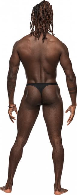 Male Power 455276BKSM - Micro V Thong S/M — thumbnail 1
