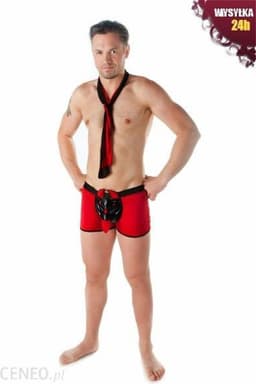 Andalea DEVIL heren boxer - rood/zwart XXL/XXXL — thumbnail 3
