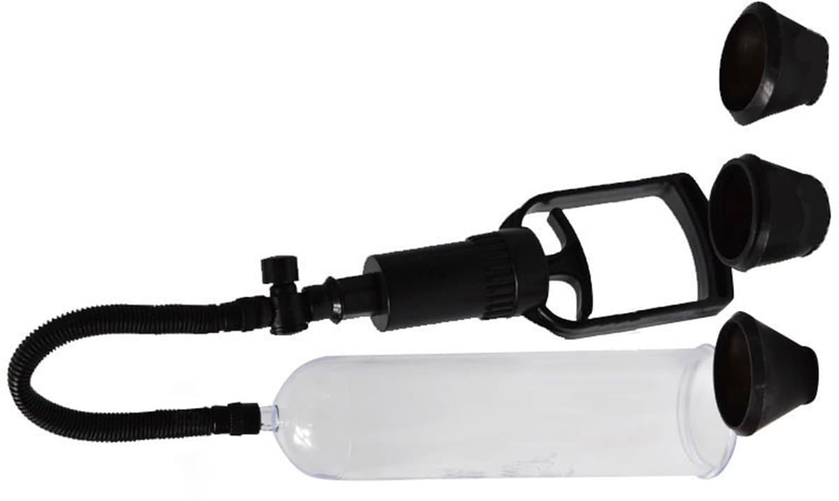 Penis Vergroter 2-in-1 - Multifunctionele Massage & Handmatige Penis Vacuum Pomp Voor Mannen — afbeelding 1