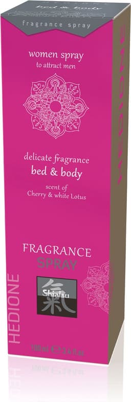 Shiatsu Feromonen Bed & Body Spray Voor Vrouwen - Kers & Witte Lotus — thumbnail 2
