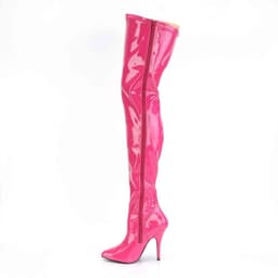 SEDUCE-3000 (EU 44 = US 13) 5 Heel Stretch Thigh High Boot, Side Zip — thumbnail 3