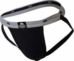 MM Sports The Original Swimmer/Jogger Jockstrap 1 inch Black - MAAT S - Heren Ondergoed - Jockstrap voor Man - Mannen Jock — thumbnail 1