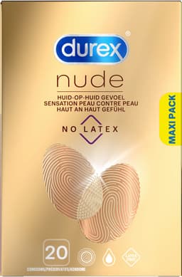 Durex Condooms Nude - Latexvrij - 20 stuks - 5 Stuks - Voordeelverpakking — thumbnail 1