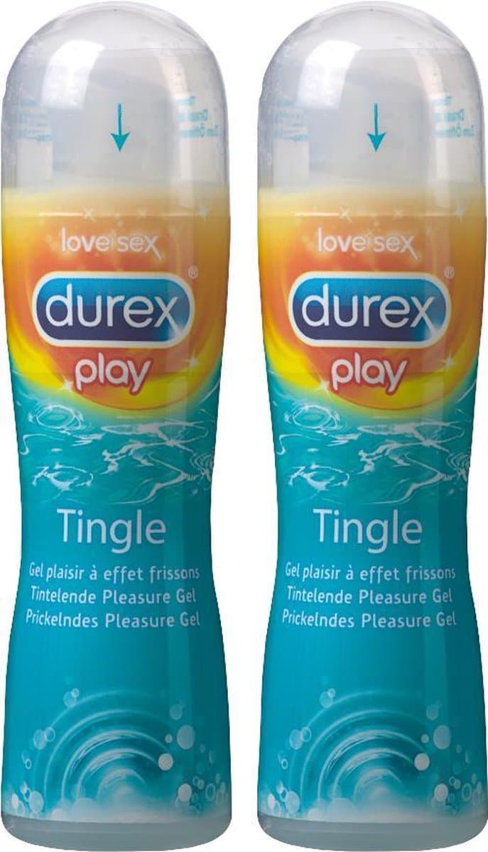 Durex Play Pleasure Gel Tingle Glijmiddel - 2 x 50 ml — afbeelding 1